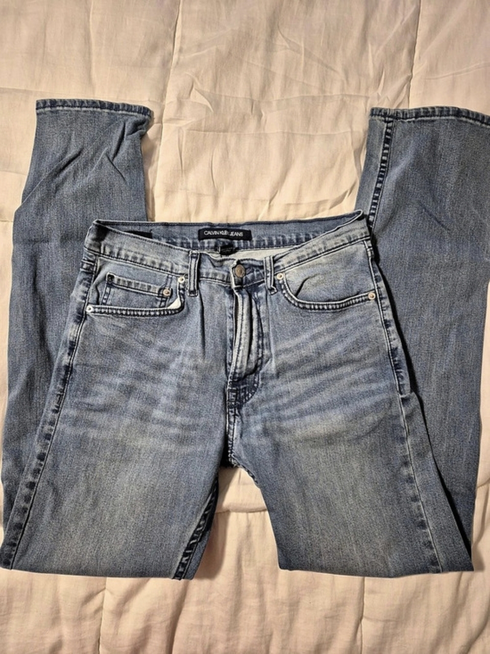 Calvin Klein Jeans Boot Cut Jeans Blue Waist 30 x Length 32